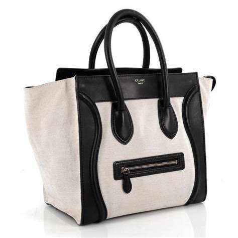 mini luggage celine canvas leather trim|WOMEN'S LUXURY LEATHER MINI BAGS .